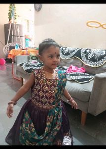 Adorable Girl's Ethnic Dress