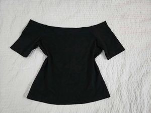 H&M off-Shoulder Black Top bust 34/36
