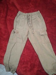 Kids' Khaki Cargo Pants
