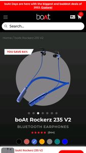boAt Rockerz 235v2, not New, Slightly Used, Worth Rs.1500 New Online