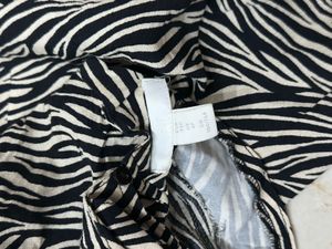 H&amp;M Zebra Print Mini Dress