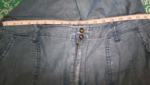 Light Blue (Jeancolour) Casual Pants