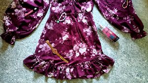 🌼🍃AESTHETIC FLORAL RUFFLE MINI FOR WOMEN