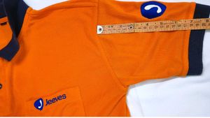 Men's Orange &amp; Navy Polo T-Shirt