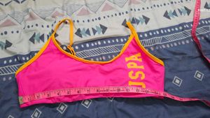 Pink USPA Sports Bra