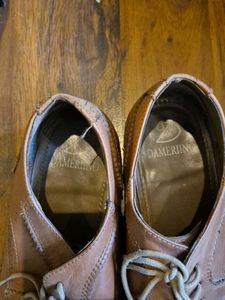 Tan Brogue Shoes For Men