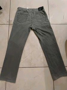 Men's Grey Wash Relaxed Fit Jeans