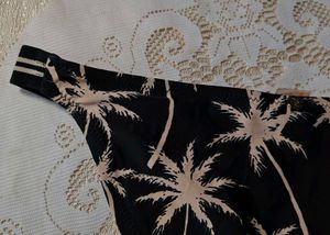 black tree print bikini bottom⚡