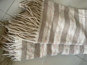 Striped Scarf with Fringe(woollen)