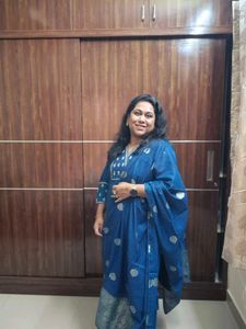 Beautiful Blue Kurta Set with Dupatta