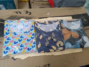 Set of 3 Women's Printed Kurtas