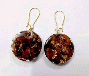 Real Rose Preserved Earrings