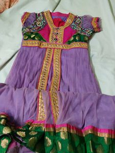 Party Wear Anarkali Top Medium Size