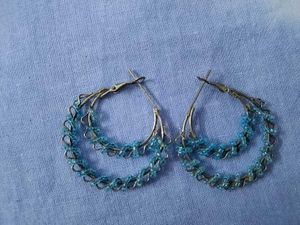 Bohemian Hoop &amp; Jhumka Earrings Set