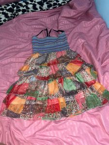 Patchwork Maxi Dress