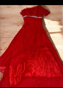 red dress long