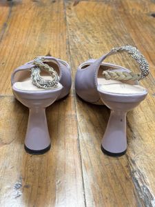 Elegant Lavender Slingback Heels