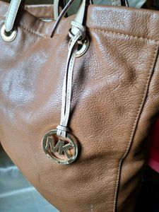 Michael Kors Tan Leather Tote Bag