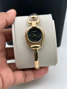 Gucci Women's Bangle Watch Green Dial