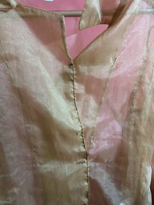 Organza Sheer Top