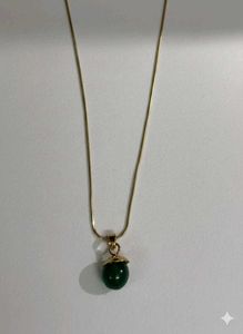 Emerald Pendant Necklace