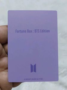 BTS RM Official Fortune Box Photocard