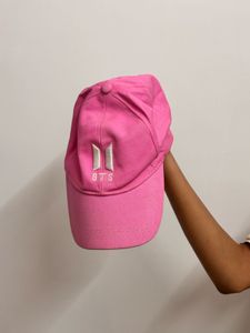 BTS Pink Baseball Cap
