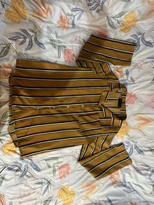 Striped Mustard Shirt