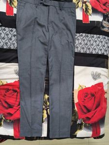 Men's Grey Formal Trousers
