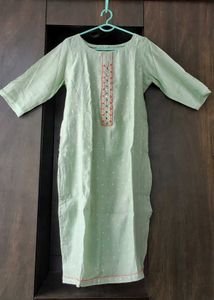 Light Green Kurta Pant Dupatta Set