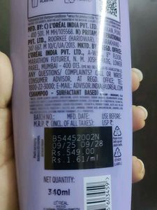 L'Oreal Paris Shampoo
