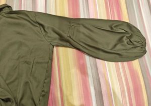 Olive Green Blouse