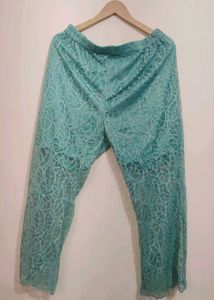 Sea Green Lace Co-ord Set For 36 Bust