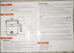 AGARO Regency Multi-Cook Kettle with Steamer – 1.2