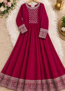 Embroidered Anarkali Gown