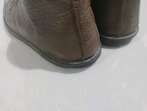 Genuine leather ankle boots size 7