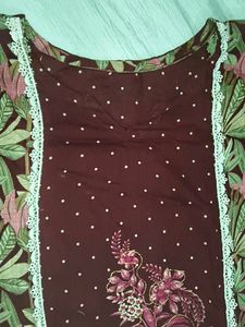Pakistani style kurta set with dupatta