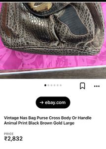 Unique Leather Patchwork Shoulder Bag