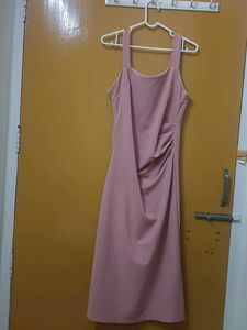 Chic Ruched Midi Dress