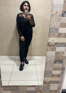 Black N Golden Shrug