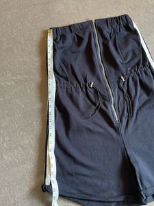 Black Athleisure offshoulder dress