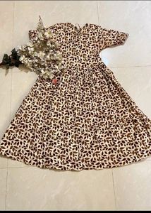 Flared Midi Dress