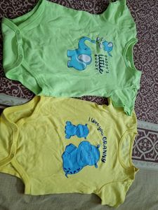 Cotton Half Sleeves Romper For Baby