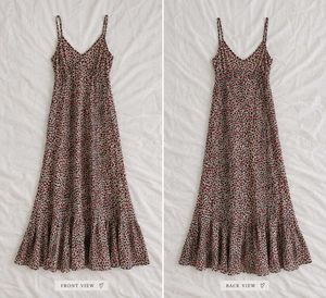 Leopard Print Maxi Dress