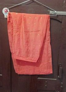 Orange Embroidered Kurta