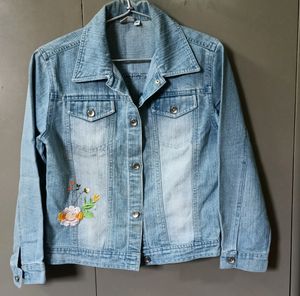 Embroidered Denim Jacket