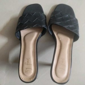 Chic Black Mules with sleek Heels