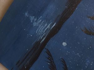 moon night painting