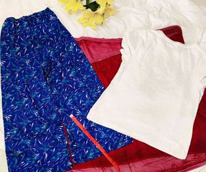 Very Beautiful Floral Top With Lower