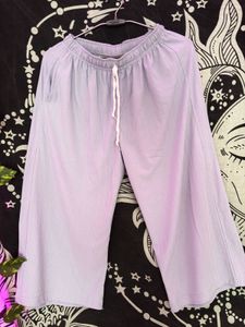 Lavender T-Shirt and lower(waist:26-28)stretchable